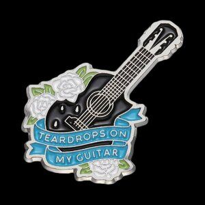 TAYLOR SWIFT TEARDROPS ON MY GUITAR OIL DRIPPED ENAMEL PIN LAPEL PIN BROOCH NWT